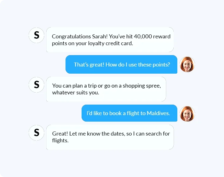 Reward customers through offers and loyalty points