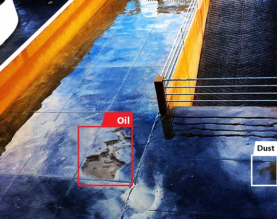 Contamination Dust oil